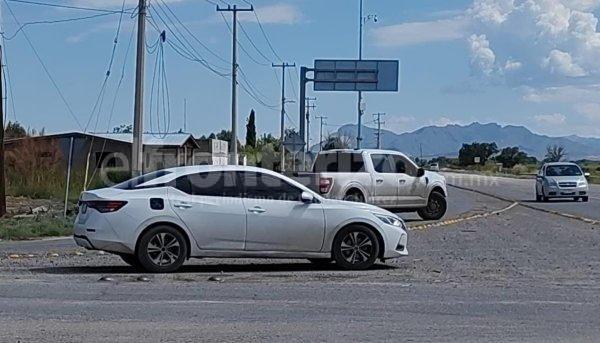 Fuerte operativo por balacera en la carretera Guadalupe-Tornillo