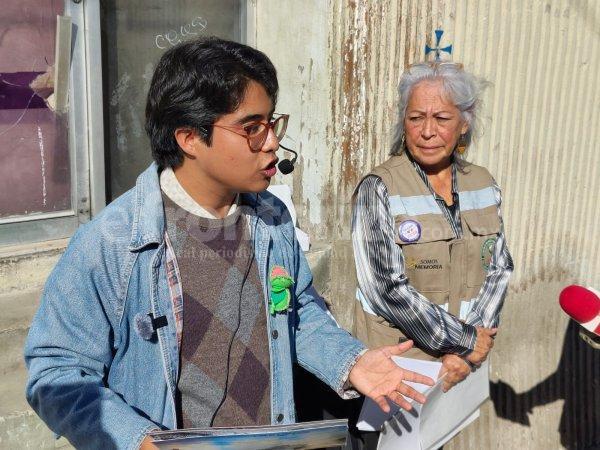 Se manifiestan al exterior de la antigua Cárcel de Piedra; piden transparencia por obras