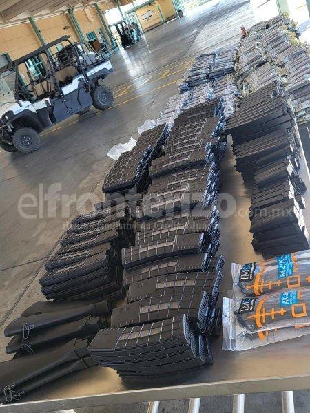Incauta Estados Unidos mas de mil cargadores de armas; tenían como destino Ciudad Juárez