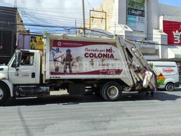 La recolección de basura en el Centro no se suspende