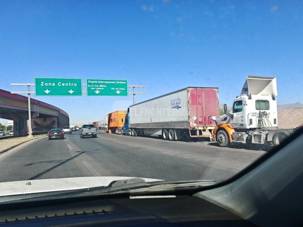 Empresarios de Juárez advierten impacto grave si se concretan bloqueos en cruces fronterizos