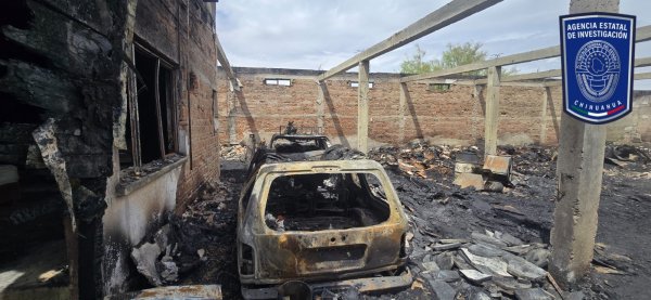 Investiga FGE incendio en predio con animales en la colonia Santa Rosa de Ciudad Juárez