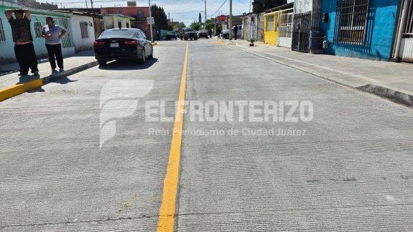 Entrega Pérez Cuéllar pavimentación de Ejido Parritas financiada con Presupuesto Participativo
