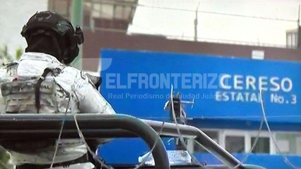 Revisaron celdas la mañana de este martes en el Cereso Estatal número 3