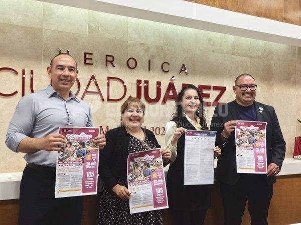 Impulsan a jefas de familia con apoyos de hasta 20 mil pesos en Juárez