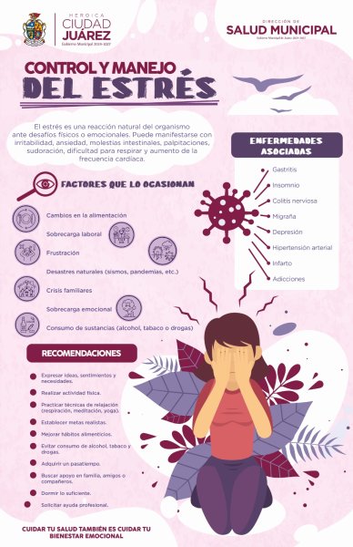 Exhorta Salud Municipal a prevenir afectaciones a la salud por estrés