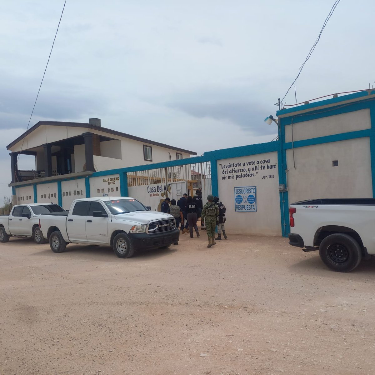 Operativo por desaparición forzada lleva a inspección de anexos y cinco detenciones