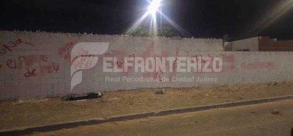 Dejan pinta con narcomensaje en la Colonia Cerrada de Oriente
