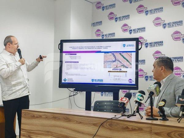 Invertirán 655 millones en 6 obras viales en Juárez; iniciarán en agosto