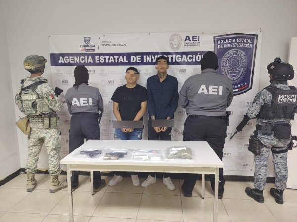 Cateo en colonia Anexas deja tres detenidos con armas y droga en Ciudad Juárez