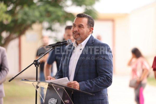 Entrega alcalde obras de infraestructura educativa en la Escuela Secundaria #38