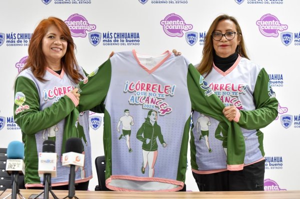 Invitan a participar en la séptima carrera “Córrele que no te Alcáncer” en Ciudad Juárez