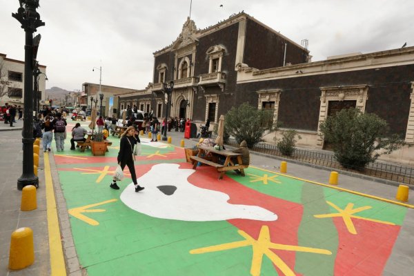 Luce distinto el centro tras intervención con urbanismo táctico