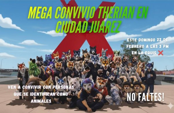 Circula en redes convocatoria para la primera reunión “Therian” en Ciudad Juárez
