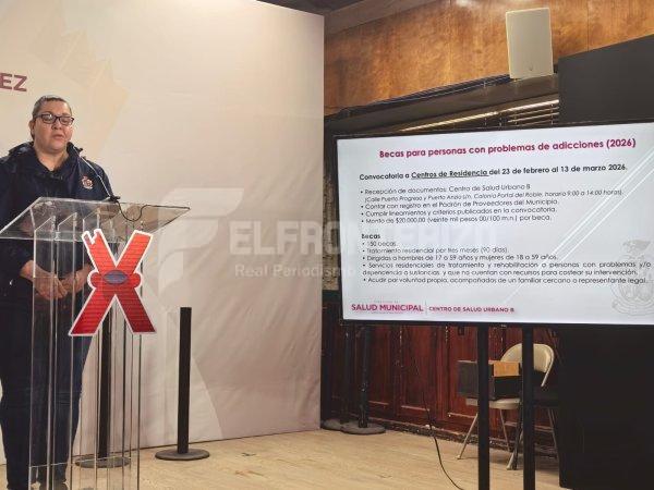 Otorga Municipio 479 becas para apoyar a personas con problemas de adicciones