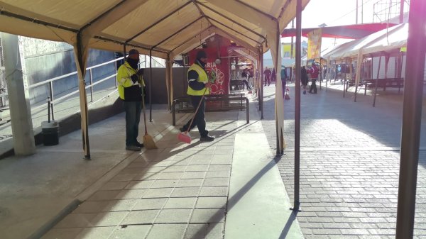 Arranca la mañana con limpieza profunda en el Centro