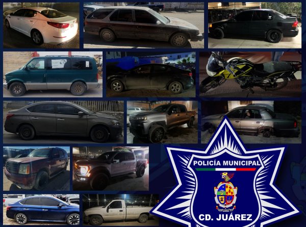 Recupera SSPM 13 vehículos con reporte de robo tras despliegue especial en la ciudad