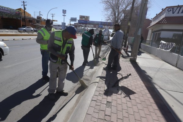 Refuerzan limpieza y mantenimiento en la Gómez Morín