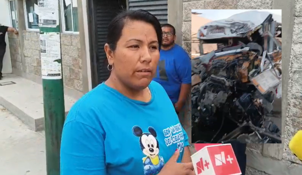 Teme que culpen a su esposo; exige justicia por accidente de transporte de personal en el Libramiento