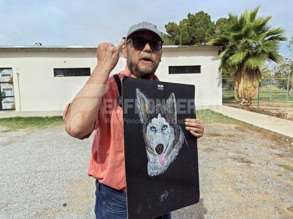 Se manifiesta frente a DABA, para que le regresen a Sasha, la perrita