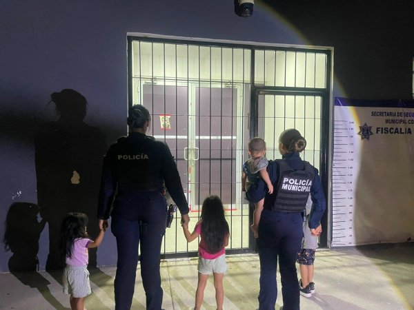 Resguardan a cuatro menores que permanecían solos y con hambre en vivienda de Torres del Sur