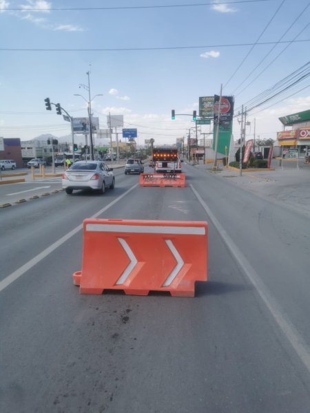 Anuncian cierres viales por reparación de hundimientos en avenidas Tecnológico y Vicente Guerrero