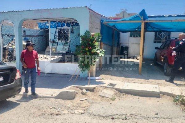 Dejan arreglo funebre con mensaje amenazador en el Fraccionamiento Las Gladioliass