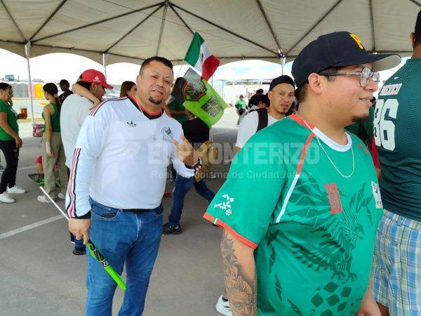 Familias juarenses viven la fiesta mundialista en el Estadio 8 de Diciembre