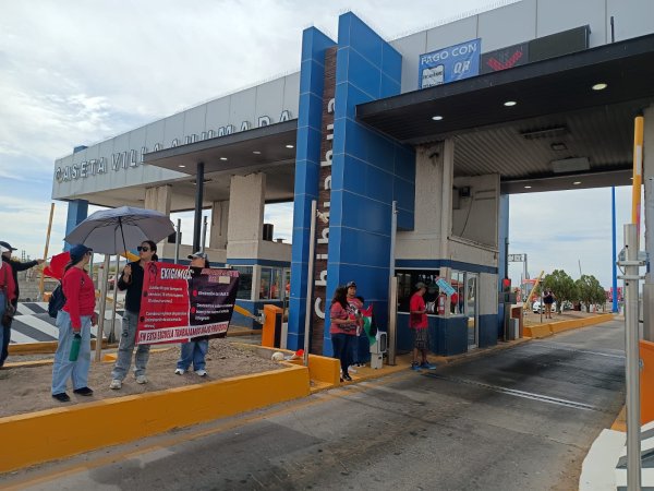 El magisterio en protesta libera otra vez en menos de una semana la caseta de Ahumada