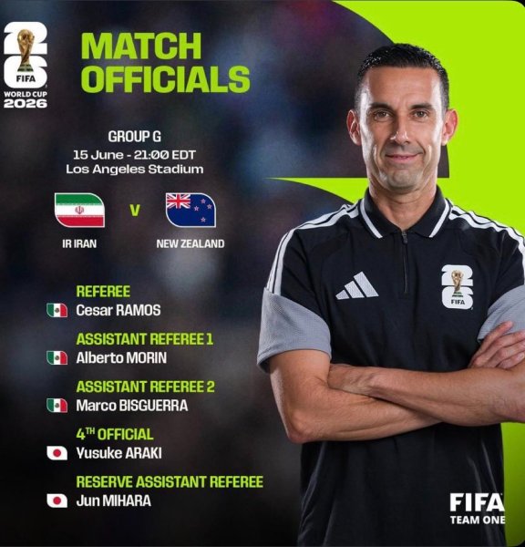 Alberto Morín, de Ciudad Juárez al Mundial 2026; estará en el Irán-Nueva Zelanda
