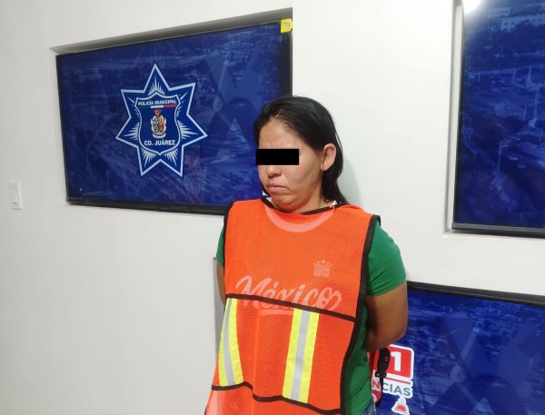 Discusión de pareja termina en apuñalamiento; mujer es detenida en Juárez Nuevo