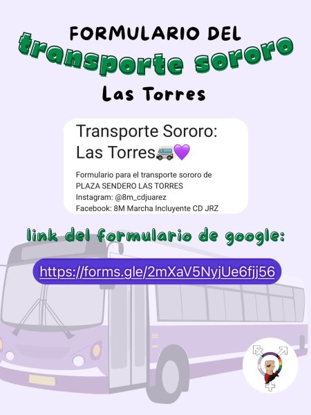 Colectivos ofrecen transporte gratuito para la marcha del 8M en Ciudad Juárez