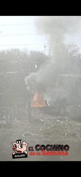 Piden ayuda para ubicar al “cochino” que quemaba basura en Rincón del Sol Sur