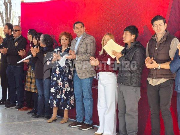 Entregan equipamiento a nueve escuelas de Ciudad Juárez