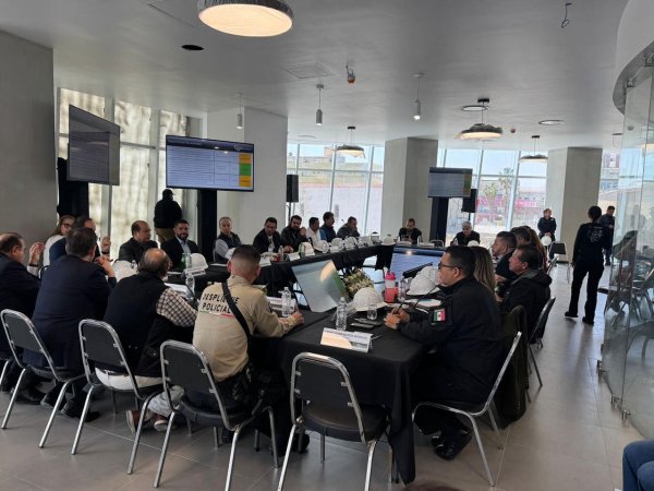 Sesiona Mesa de Seguridad y Justicia en Torre Centinela de Ciudad Juárez