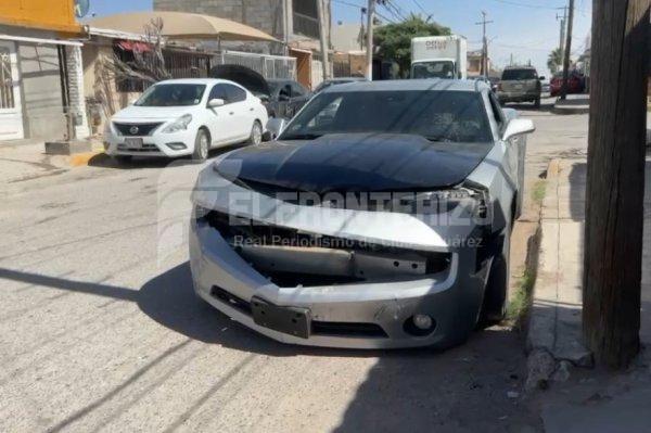 Tomó el carro del Tío sin permiso y lo choca en dos ocasiones