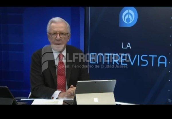 Cruz Pérez Cuéllar responde a encuestas y presume músculo territorial en charla con López doriga