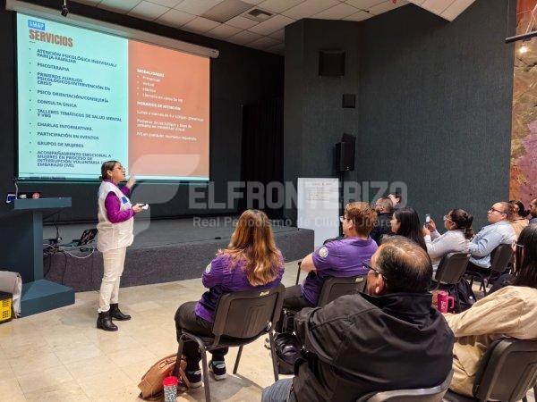 Capacitan a psicólogos municipales para fortalecer la salud mental en Juárez