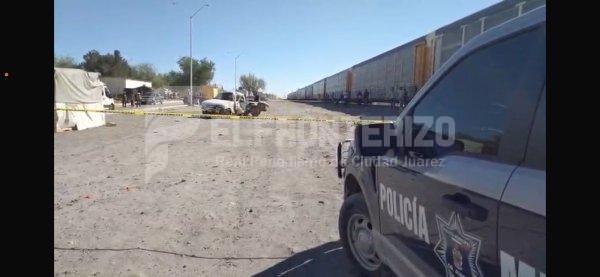Muere conductor tras quererle ganar al tren en Samalayuca