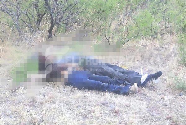 Asesinan a pareja y abandonan sus cuerpos en Rancho del km 100 a Juárez