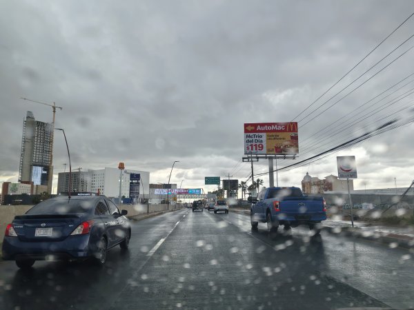 Llueve en algunos sectores de Juárez
