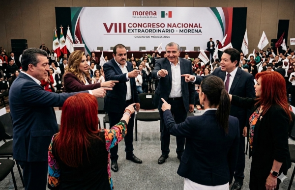 Mientras... en el Congreso de Morena