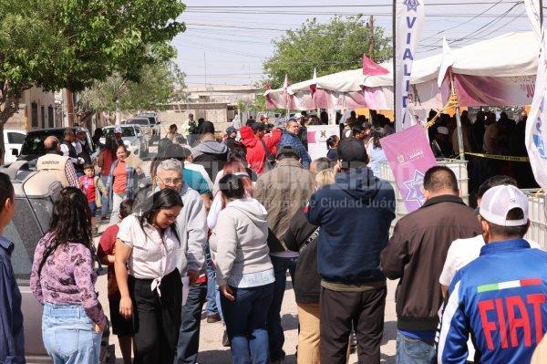 Llevan Cruzada por Juárez a la colonia López Mateos