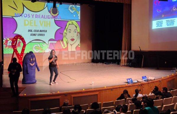 Realizan foro sobre VIH y salud sexual para estudiantes de Juárez