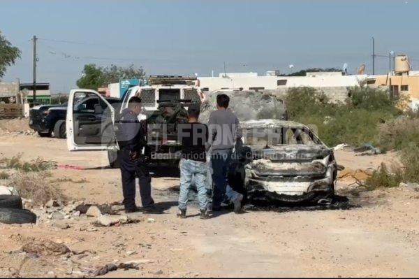 Roban auto para después prenderle fuego al suroriente de la Ciudad