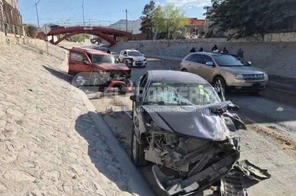 Nuevamente el viaducto es testigo de accidentes viales