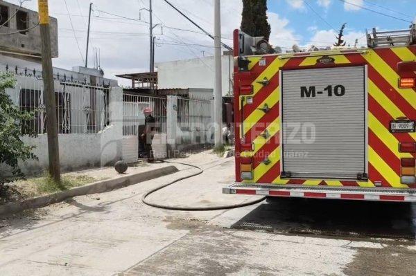 Se registran incendios en domicilios casi de manera simultanea