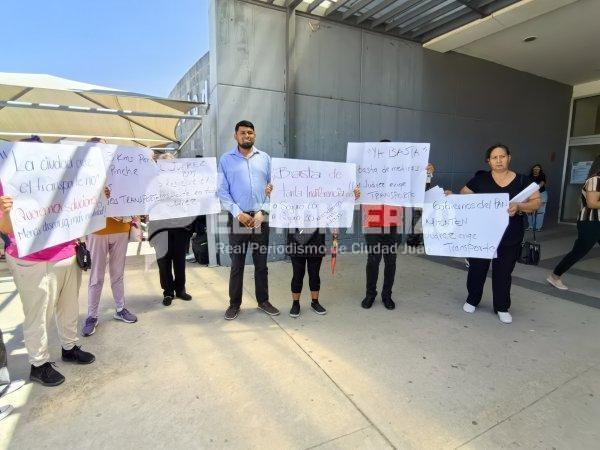 Exigen vecinos del valle y otra zonas de Juárez regularizar transporte