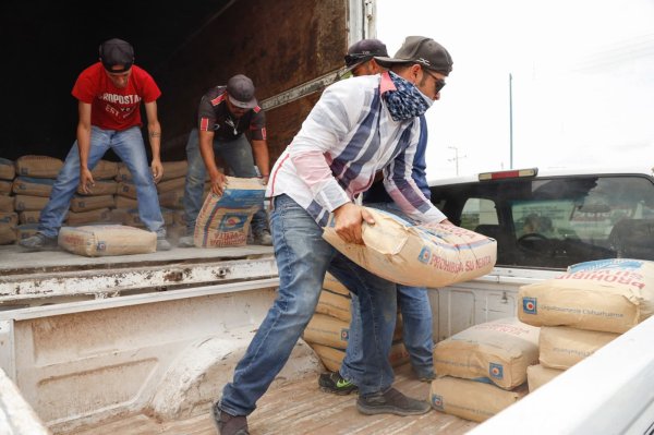 Programa de créditos entrega 600 mil pesos para materiales de construcción