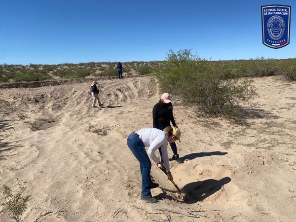 Localiza FGE Norte restos óseos y ropa durante cateo en poblado de San Agustín